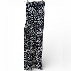 Ralph Lauren Navy and White Palazzo Pants